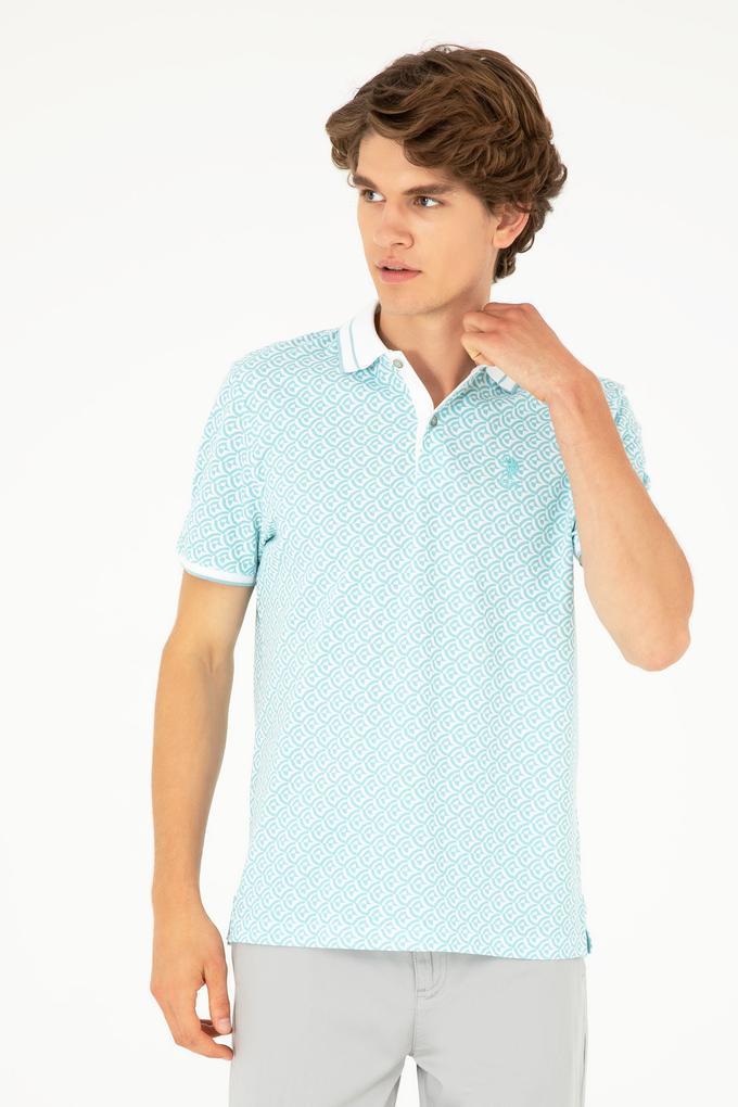Erkek Regular Fit Polo Yaka Mint Tişört