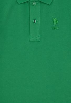 Erkek Çocuk Yeşil Basic Polo Yaka Tişört - 50279572199