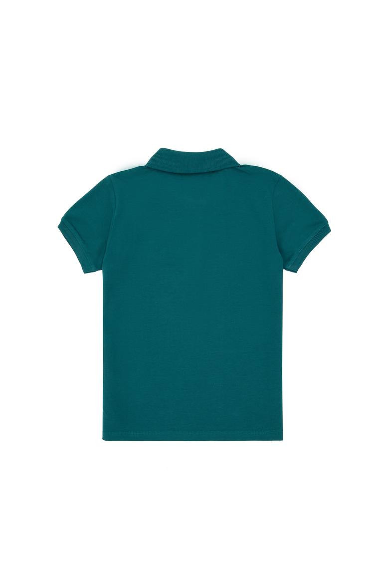 Erkek Çocuk Koyu Yeşil Basic Tişört - 50279572243