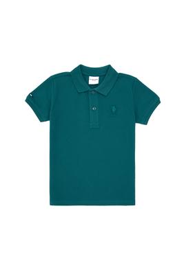 Erkek Çocuk Koyu Yeşil Basic Tişört - 50279572243