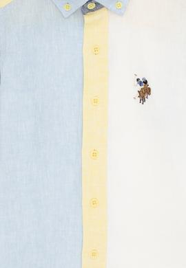 Erkek Çocuk Açık Mavi Uzun Kollu Gömlek - 50283887011