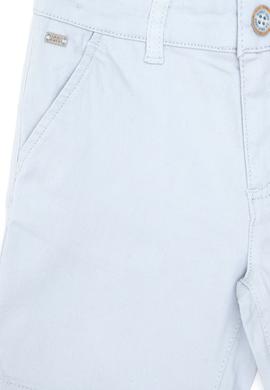 Erkek Çocuk Açık Mavi Dokuma Şort - 50283954054