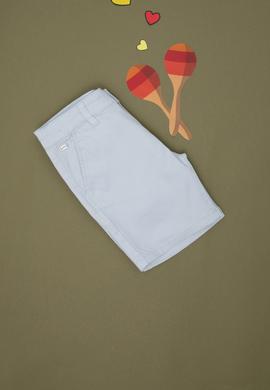 Erkek Çocuk Açık Mavi Dokuma Şort - 50283954054