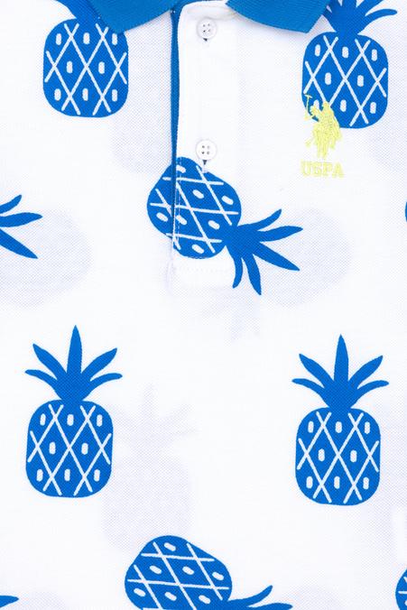 Erkek Çocuk Saks Polo Yaka Tişört