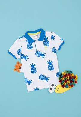 Erkek Çocuk Saks Polo Yaka Tişört - 50288129015