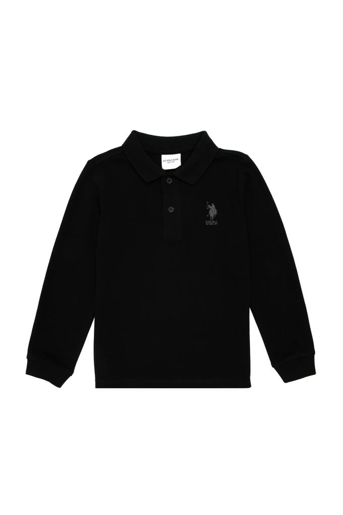 Erkek Çocuk Siyah Basic Sweatshirt