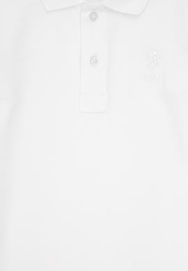 Erkek Çocuk Beyaz Basic Polo Yaka Sweatshirt - 50289141094