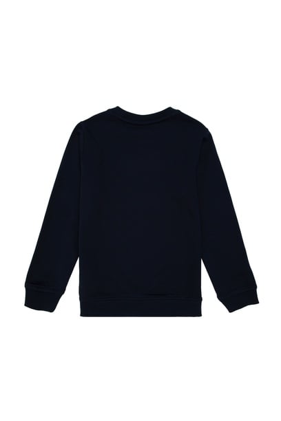 Erkek Çocuk Lacivert Basic Bisiklet Yaka Sweatshirt
