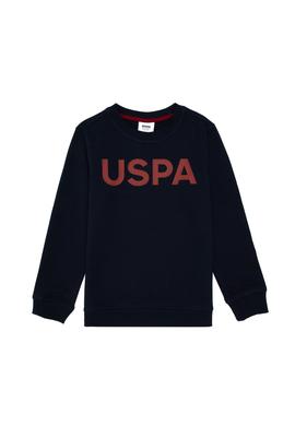 Erkek Çocuk Lacivert Basic Bisiklet Yaka Sweatshirt - 50289143019