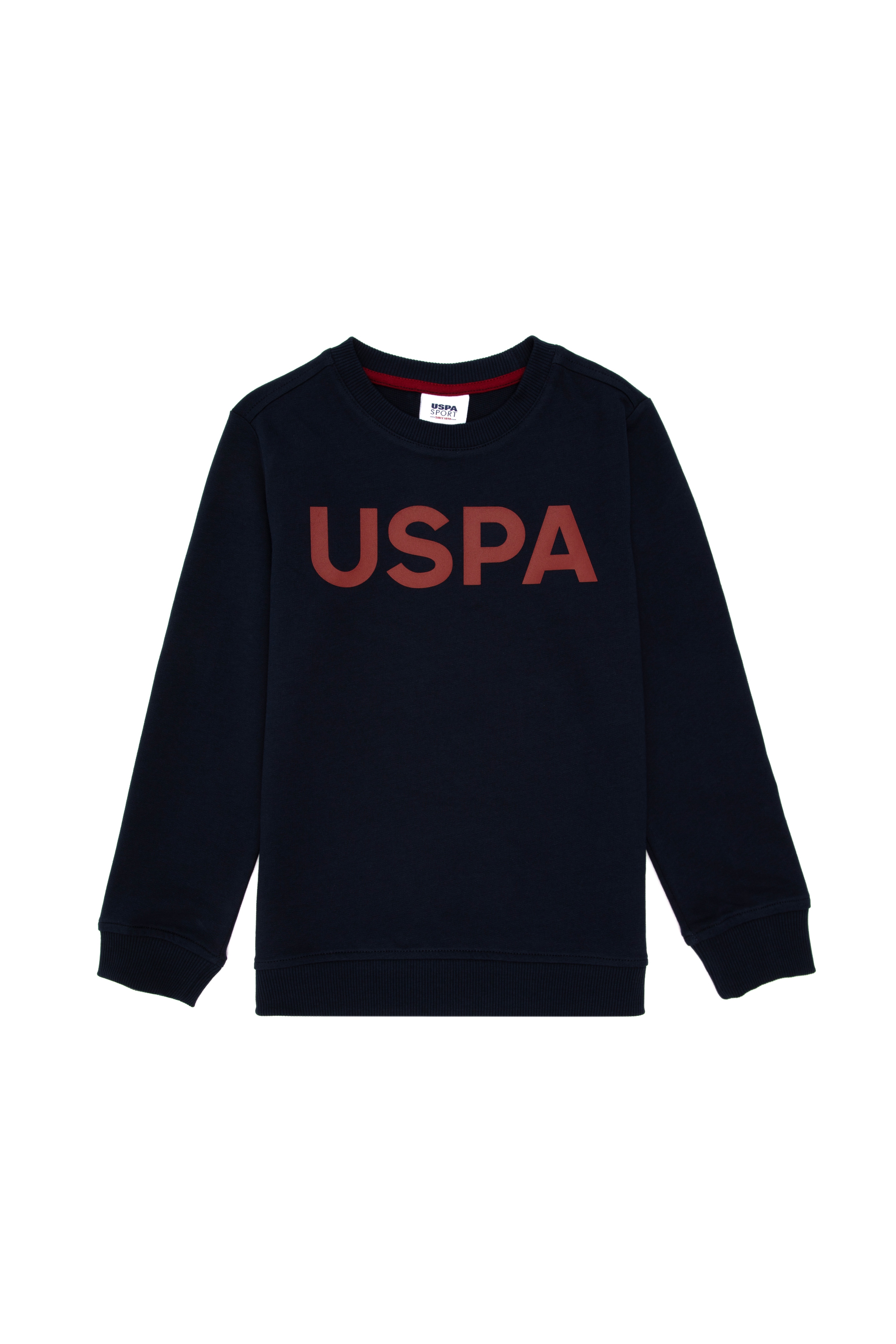 Erkek Çocuk Lacivert Basic Bisiklet Yaka Sweatshirt - Image 1