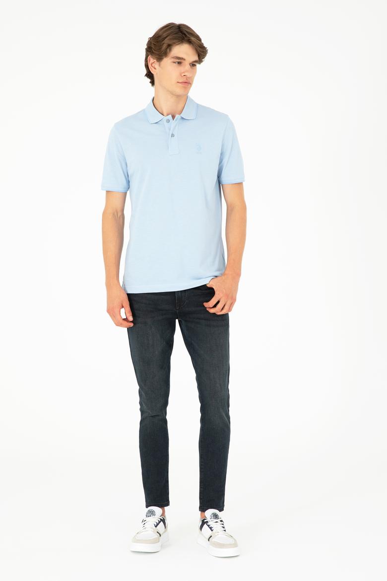 Erkek Açık Mavi Tişört - 50279567003