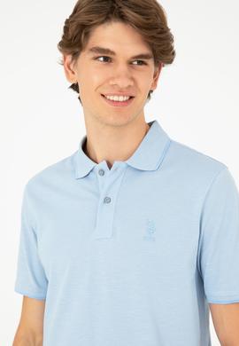 Erkek Açık Mavi Tişört - 50279567003