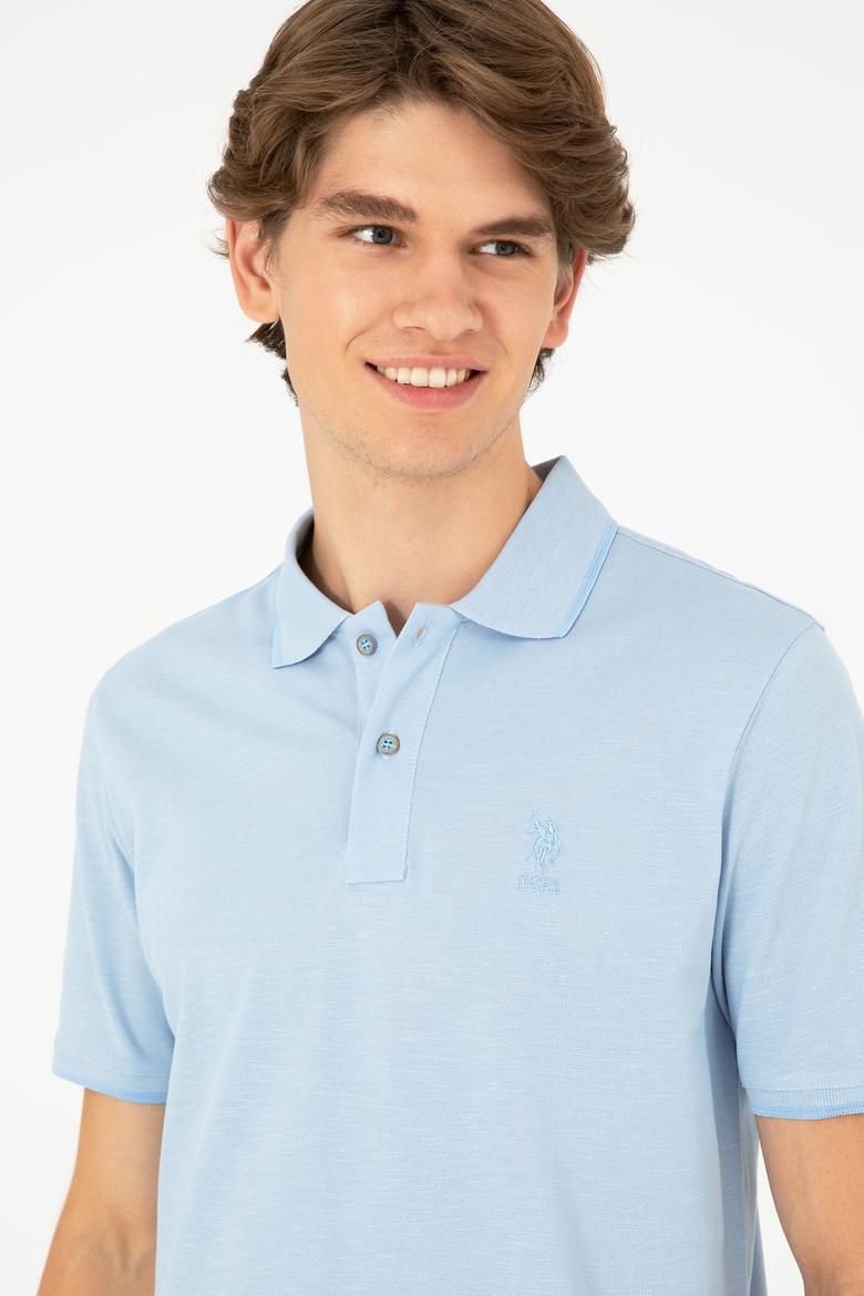 Erkek Açık Mavi Tişört - 50279567003