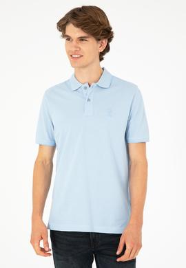 Erkek Açık Mavi Tişört - 50279567003