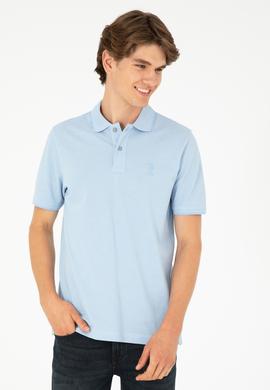 Erkek Açık Mavi Tişört - 50279567003