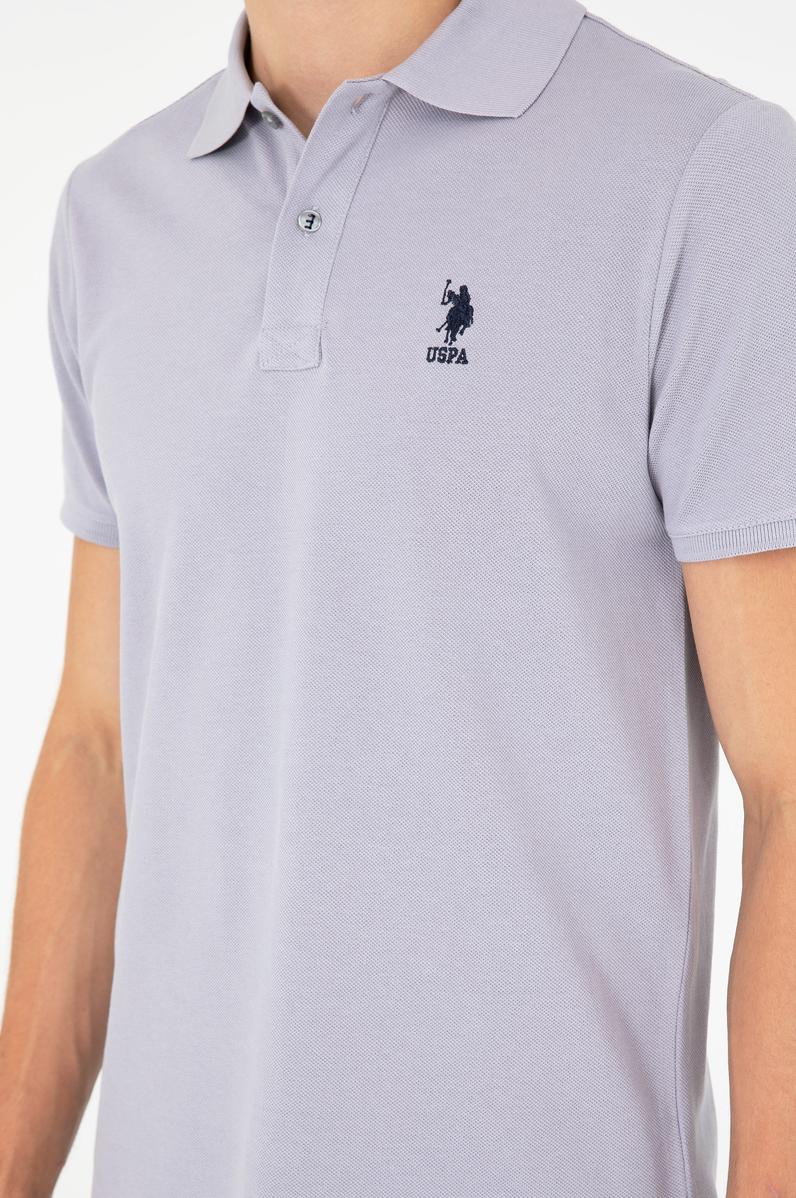 Erkek Gri Basic Tişört