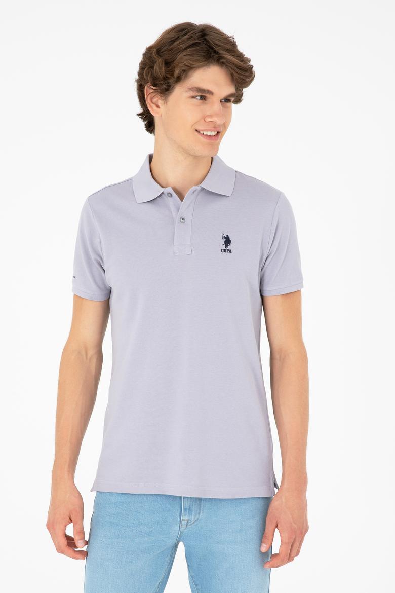 Erkek Gri Basic Tişört