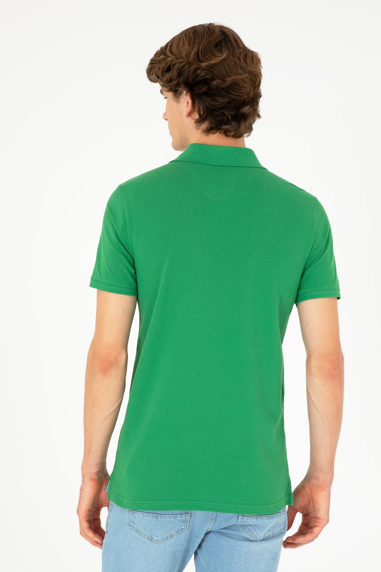 Erkek Yeşil Basic Tişört - 50279581120