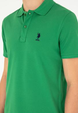 Erkek Yeşil Basic Tişört - 50279581120