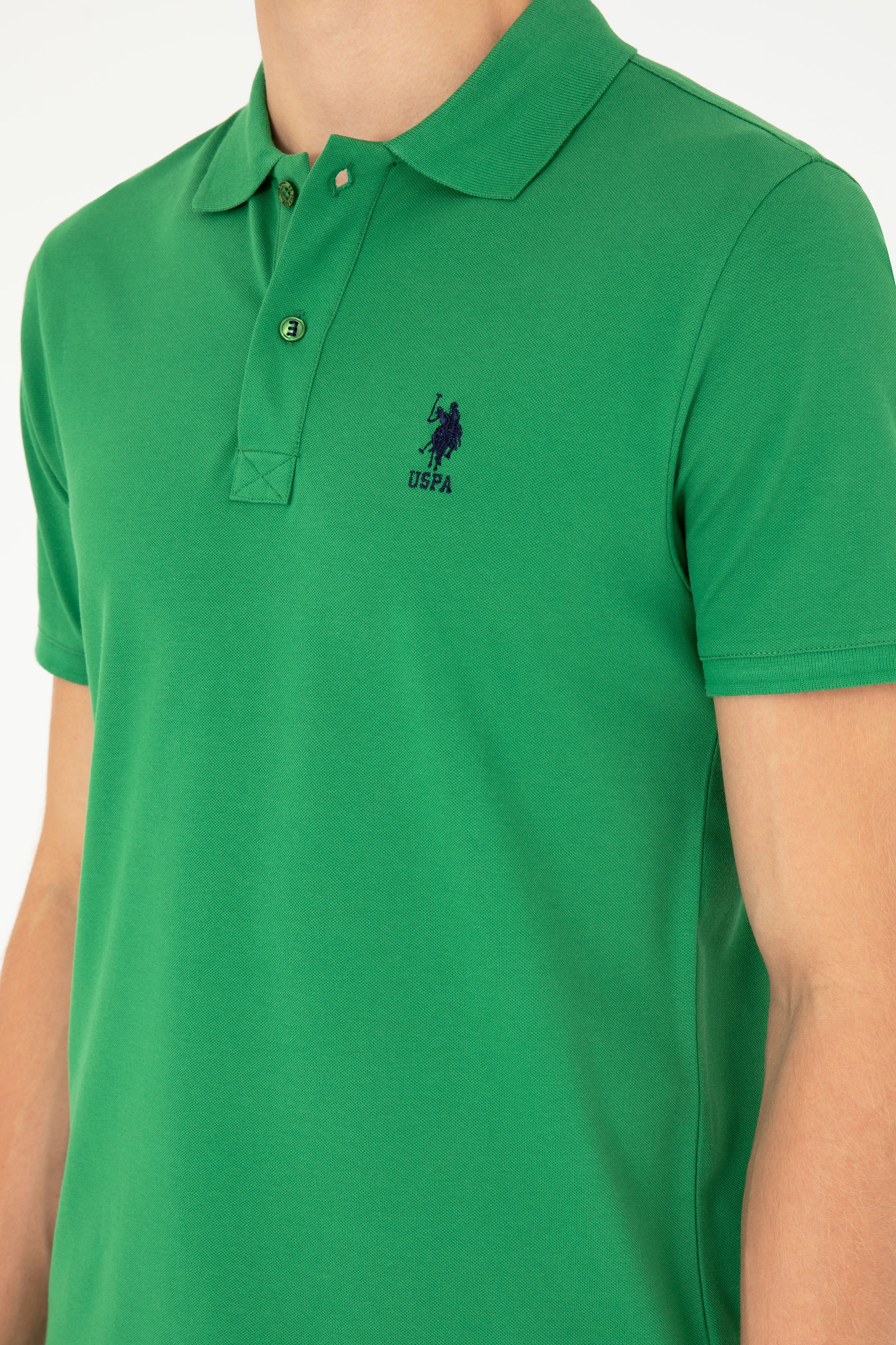 Erkek Yeşil Basic Tişört