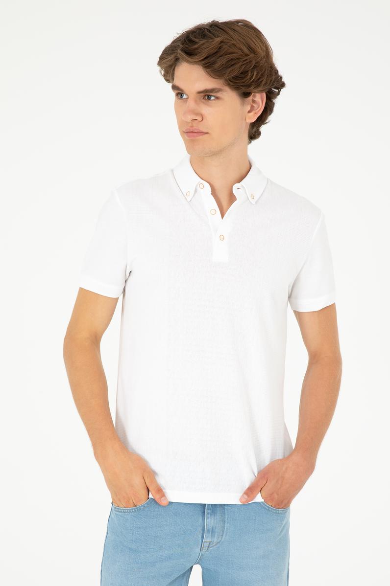 Erkek Beyaz Tişört