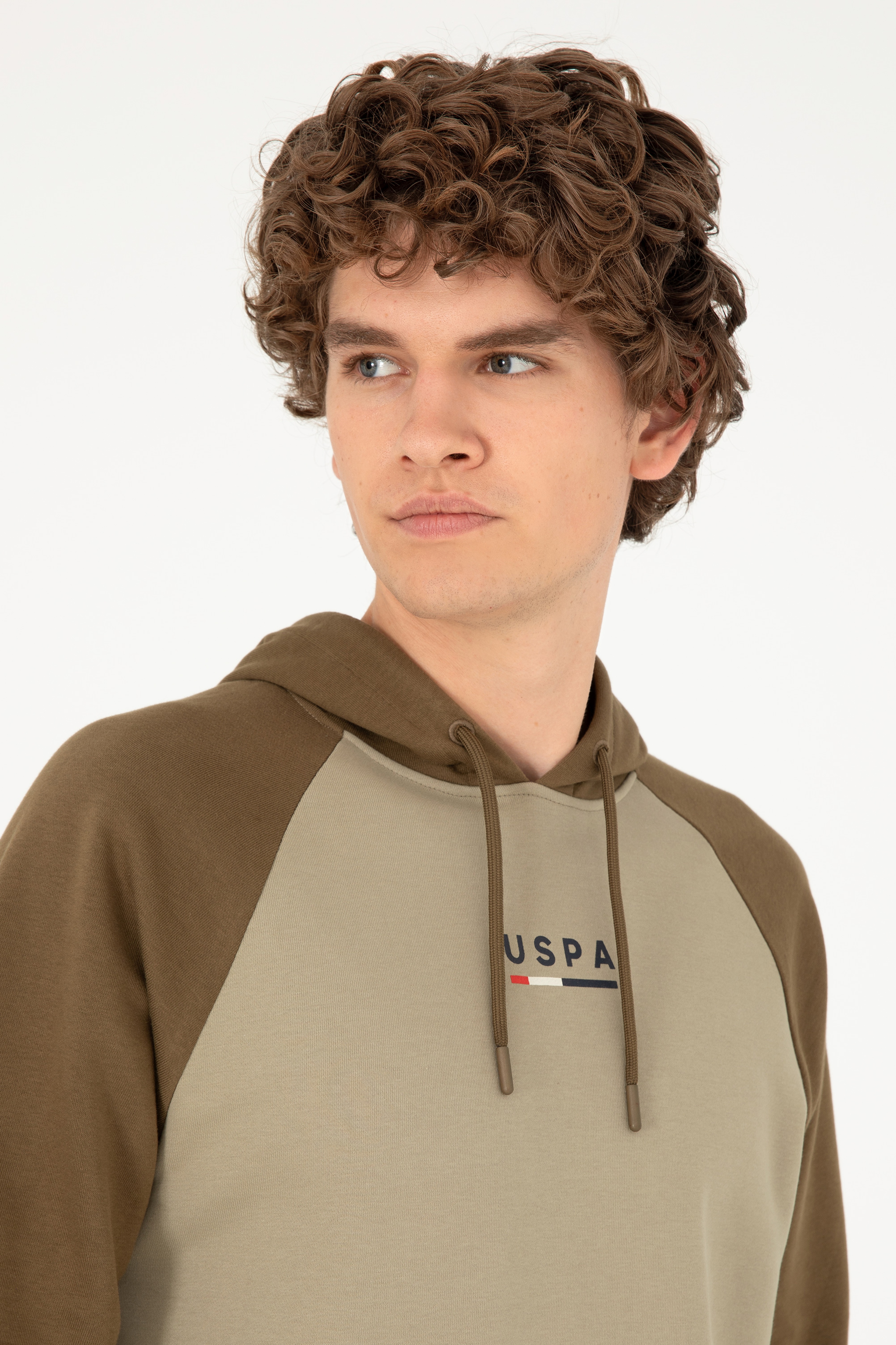 Erkek Açık Haki Sweatshirt - Image 2