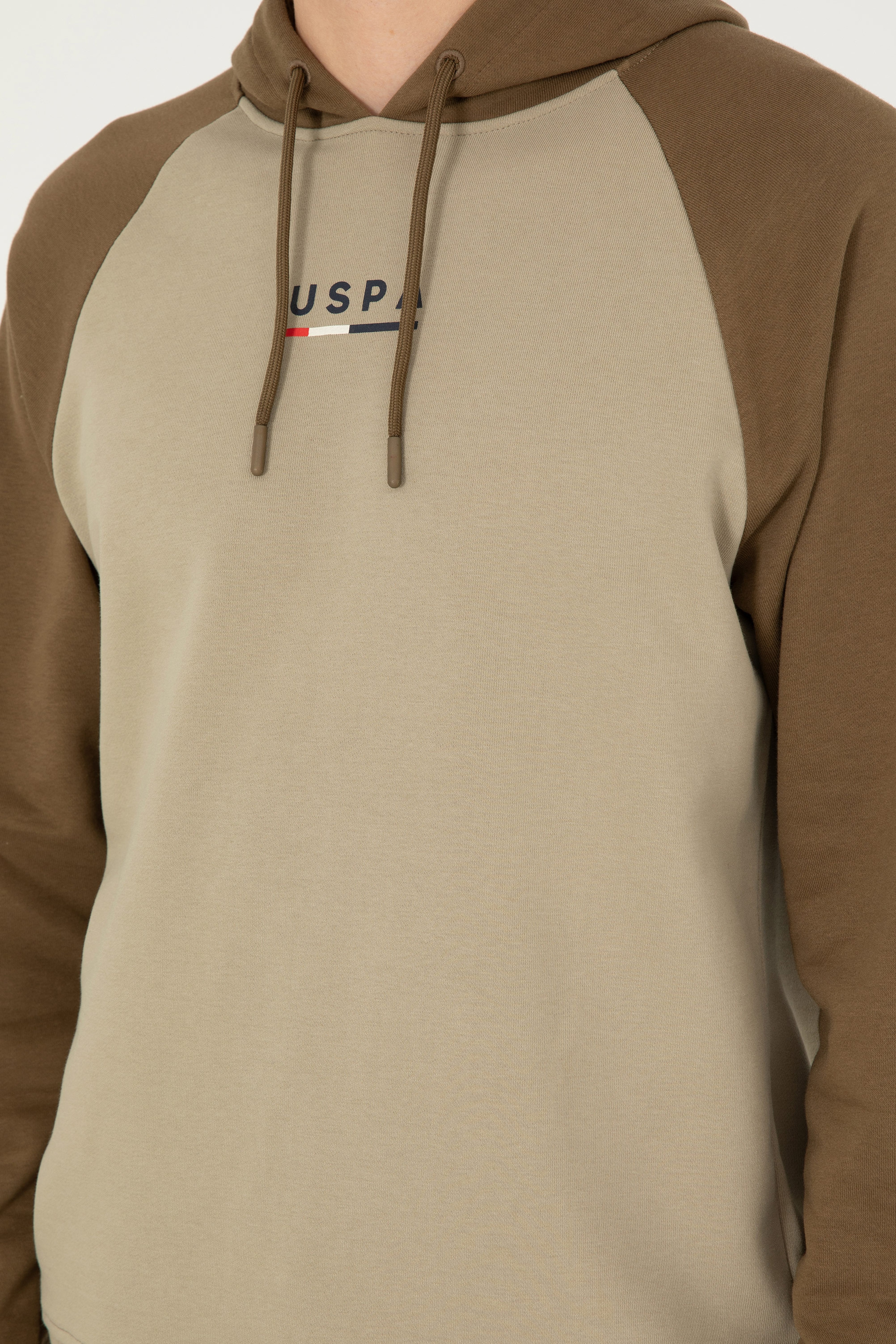 Erkek Açık Haki Sweatshirt - Image 7