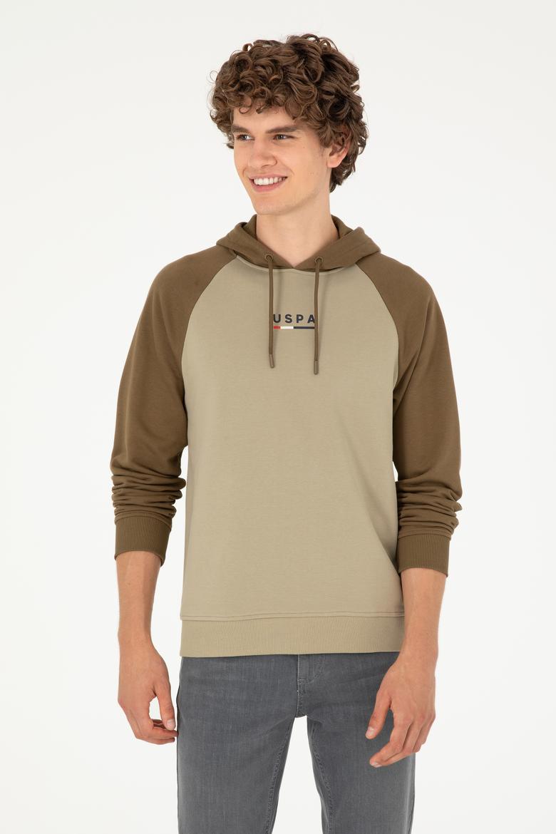 Erkek Açık Haki Sweatshirt