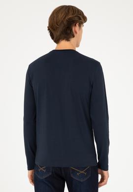 Erkek Lacivert Basic Sweatshirt - 50289027001