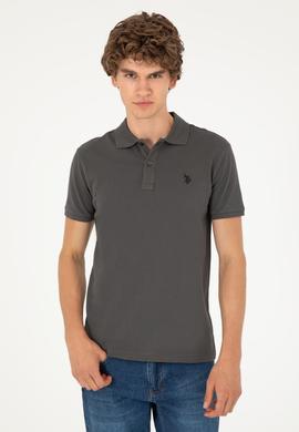 Erkek Antrasit Basic Tişört - 50294223001