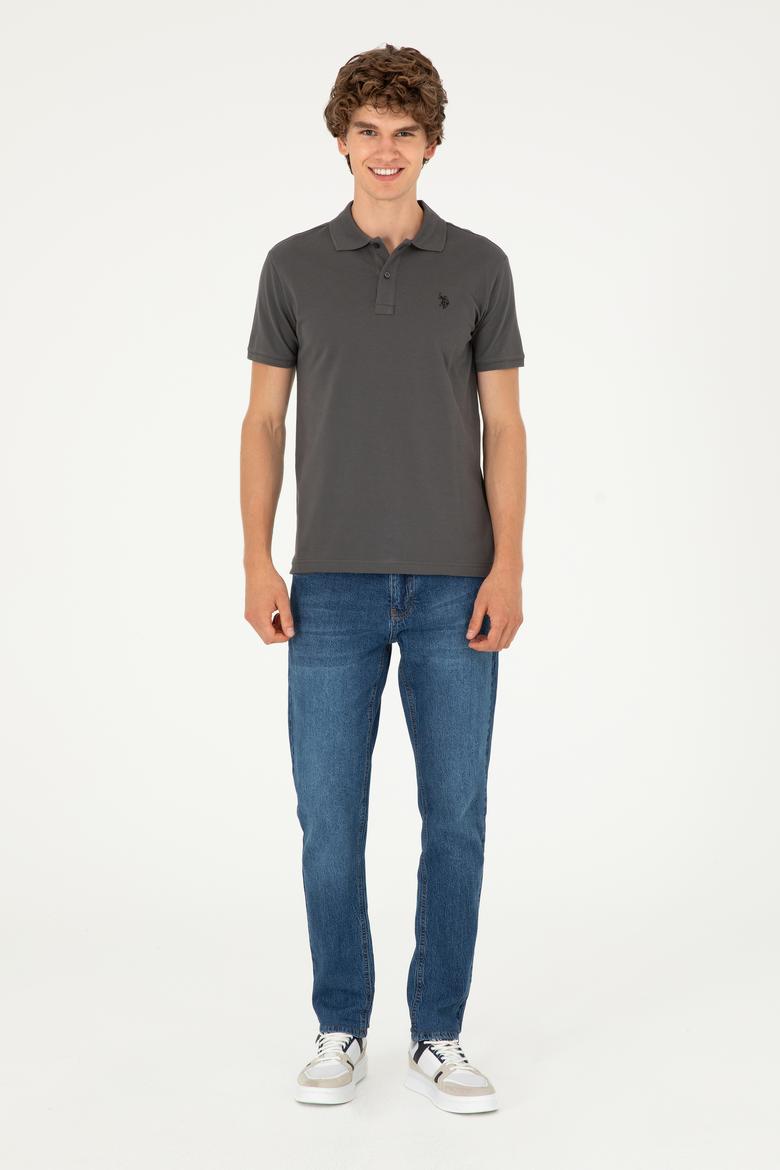 Erkek Antrasit Basic Tişört - 50294223001