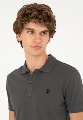 Erkek Antrasit Basic Tişört - 50294223001