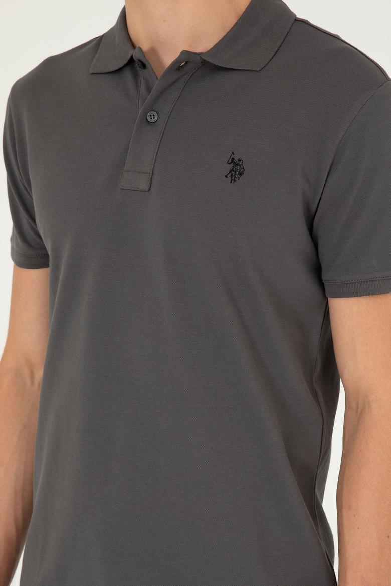 Erkek Antrasit Basic Tişört - 50294223001