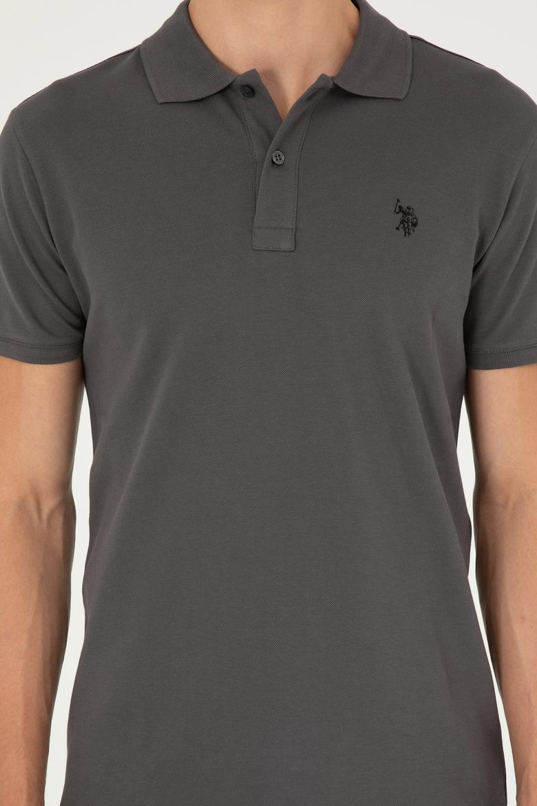 Erkek Antrasit Basic Tişört - 50294223001