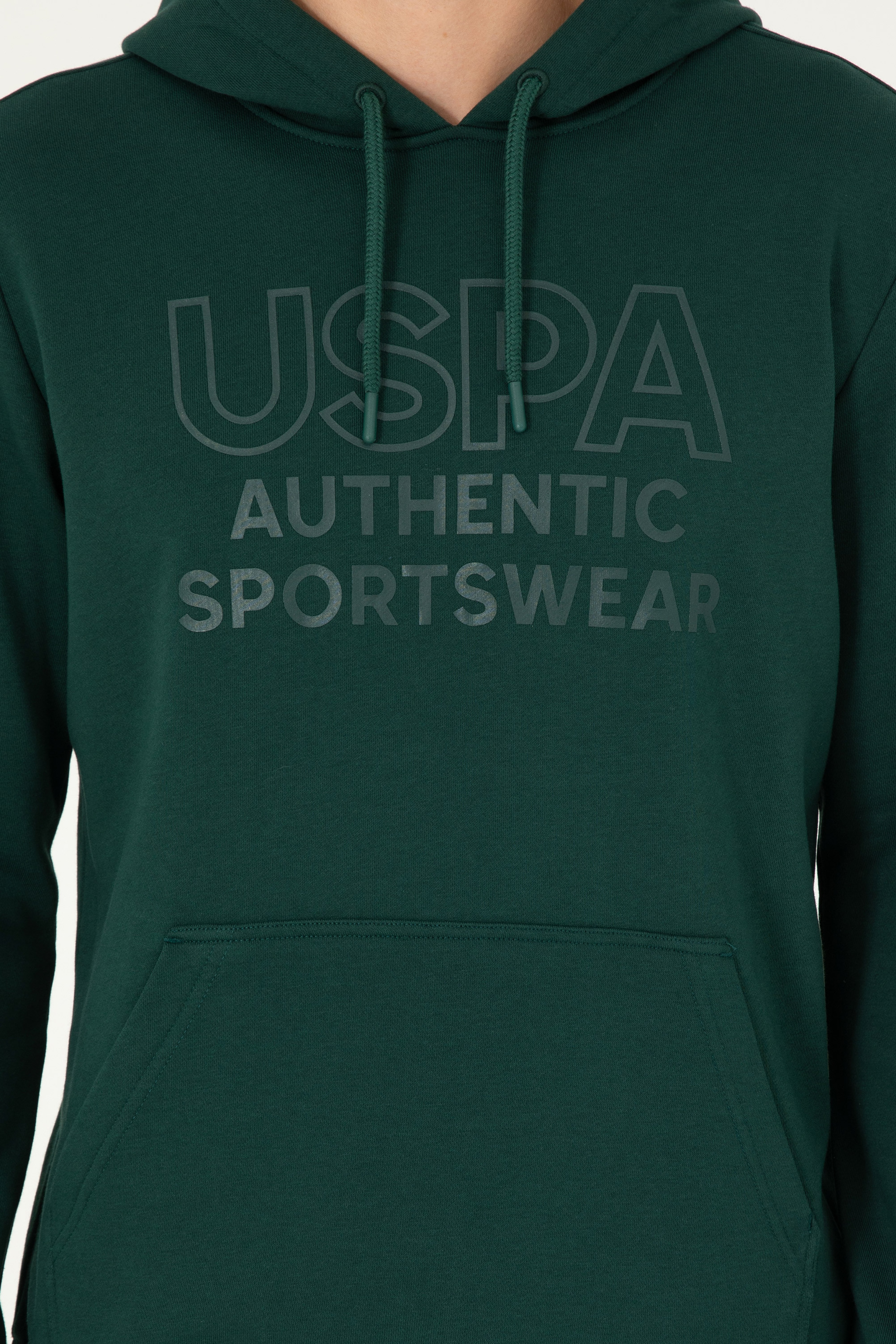 Erkek Koyu Yeşil Sweatshirt
