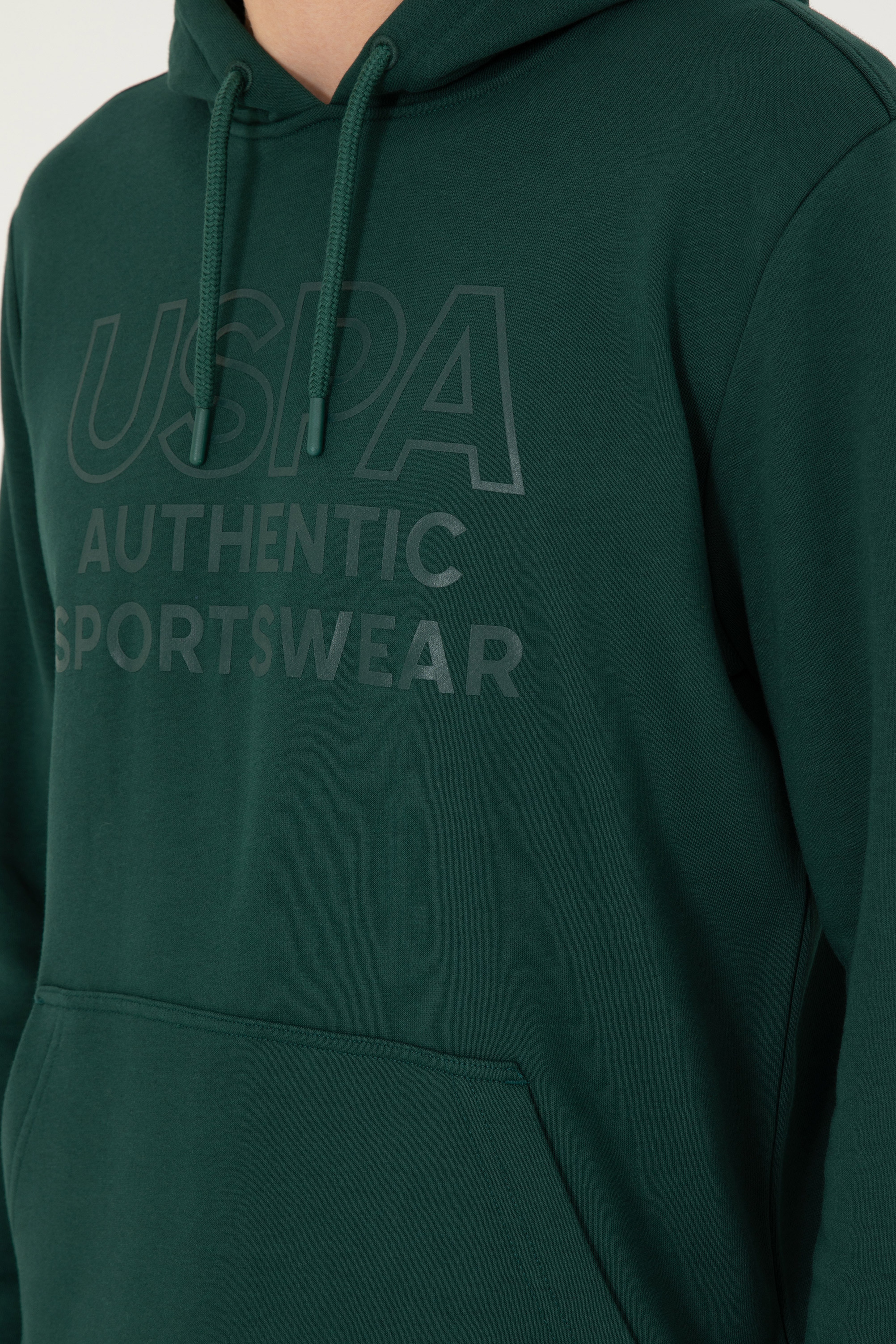 Erkek Koyu Yeşil Sweatshirt - Image 7