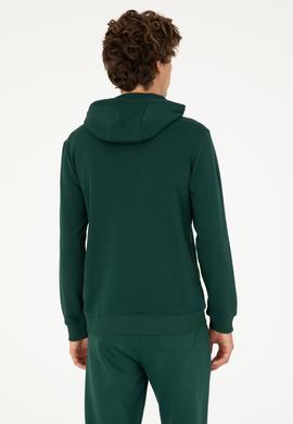 Erkek Koyu Yeşil Sweatshirt - 50293439050