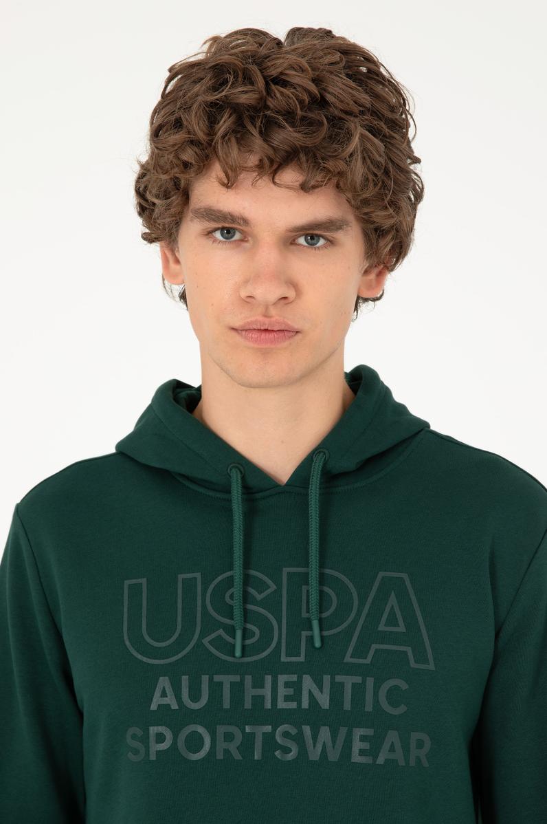 Erkek Koyu Yeşil Sweatshirt