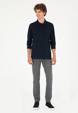 Erkek Lacivert Basic Sweatshirt - 50295169069
