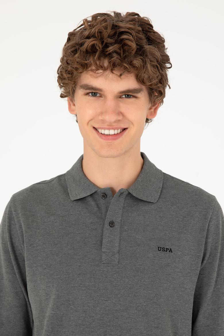 Erkek Antrasit Melanj Basic Sweatshirt - 50295169118