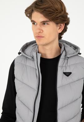 Erkek Açık Gri Yelek - 50290799020