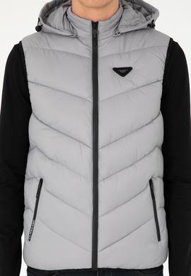 Erkek Açık Gri Yelek - 50290799020