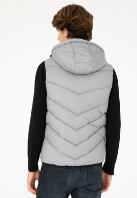 Erkek Açık Gri Yelek - 50290799020