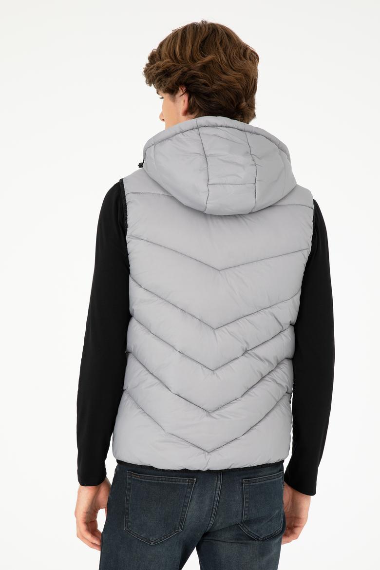 Erkek Açık Gri Yelek - 50290799020