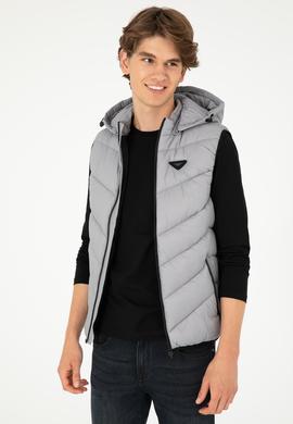 Erkek Açık Gri Yelek - 50290799020