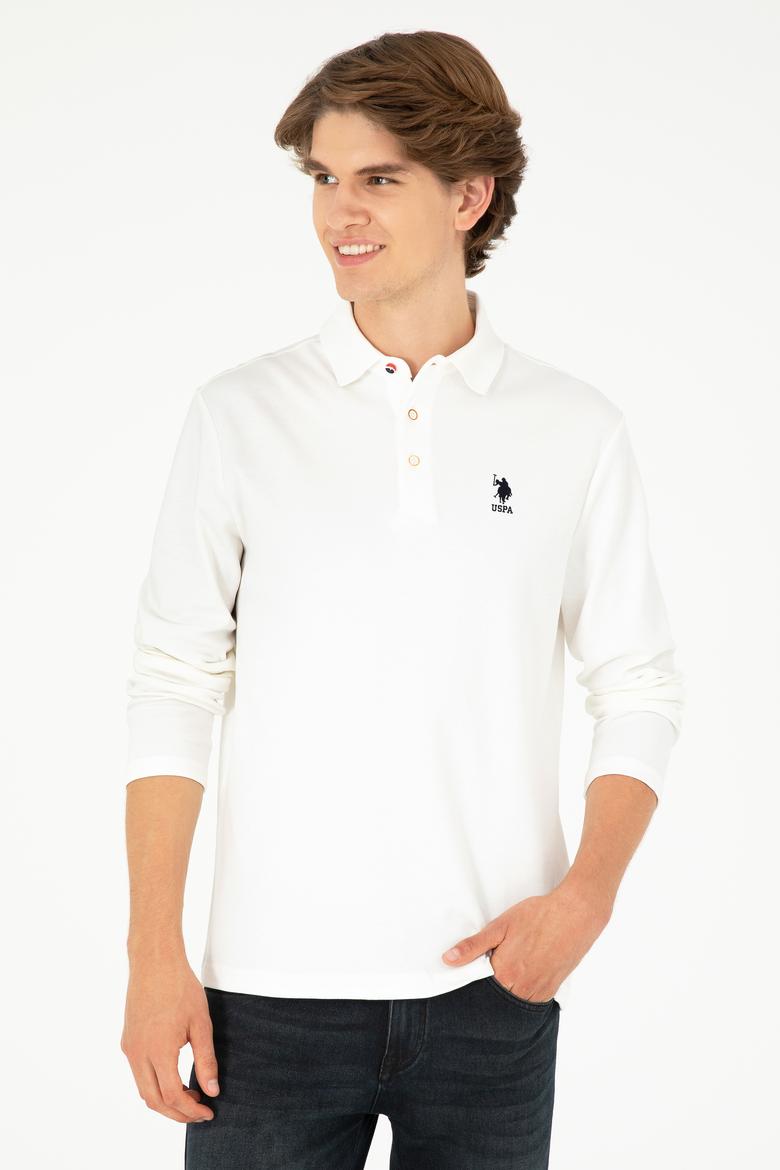 Erkek Ekru Basic Sweatshirt - 50289053011