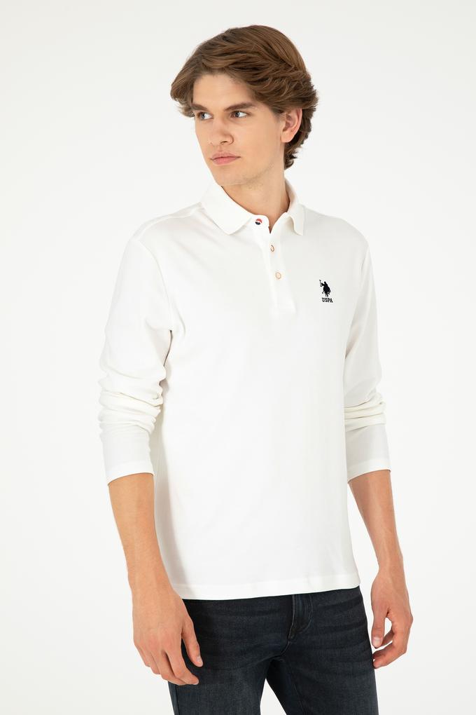 Erkek Ekru Basic Sweatshirt