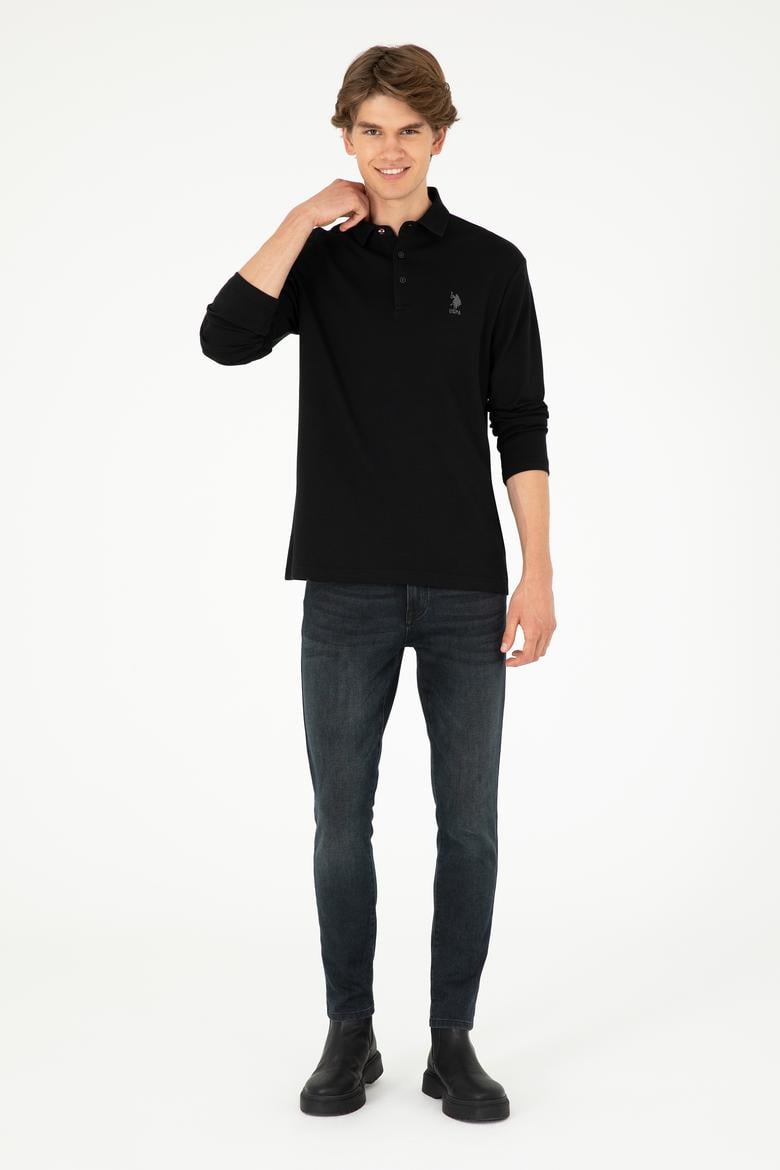 Erkek Siyah Basic Sweatshirt - 50289053041