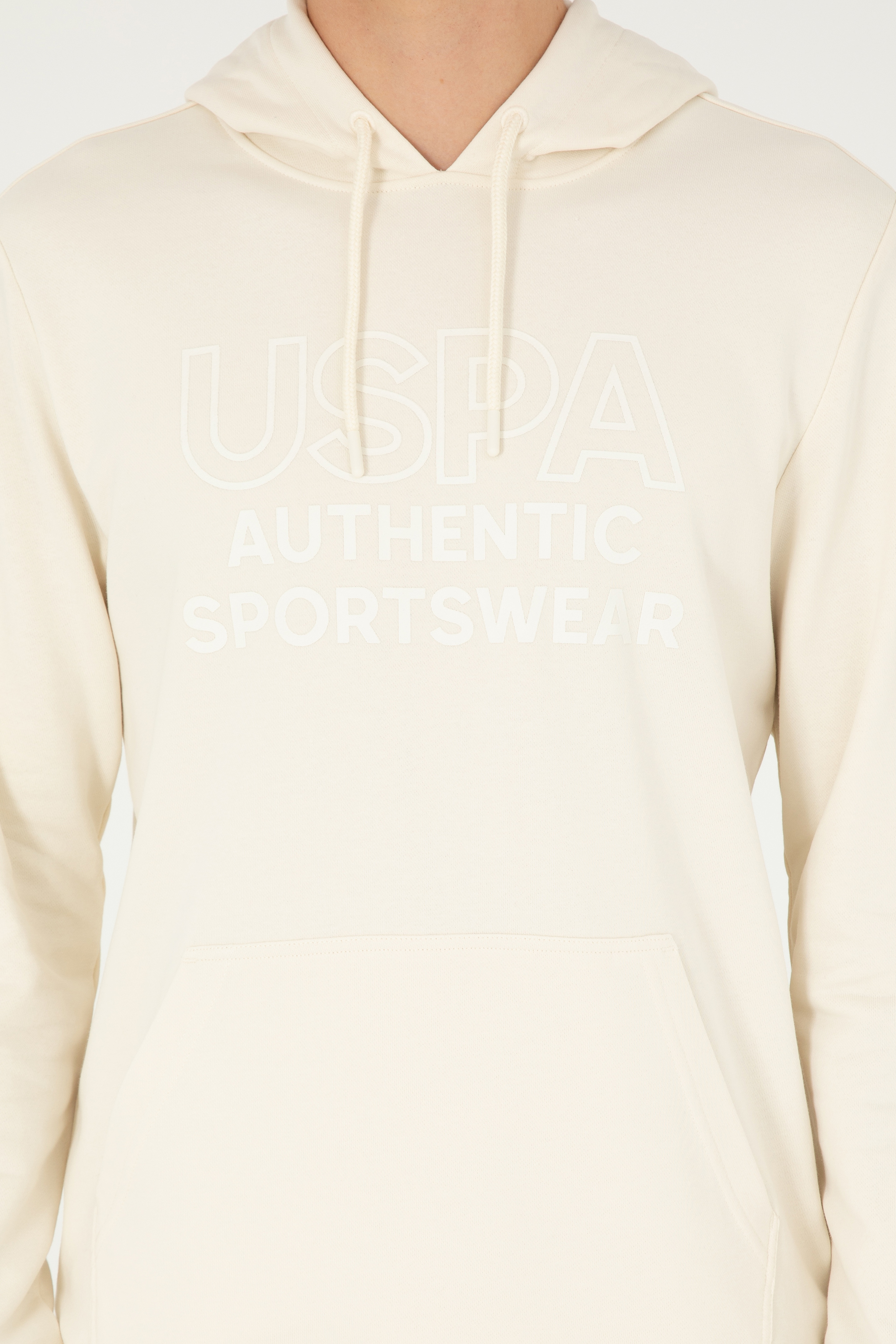 Erkek Krem Sweatshirt - Image 6