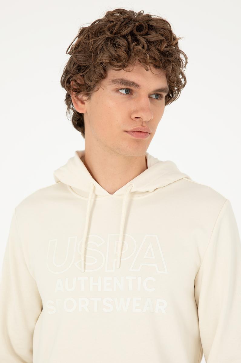 Erkek Krem Sweatshirt